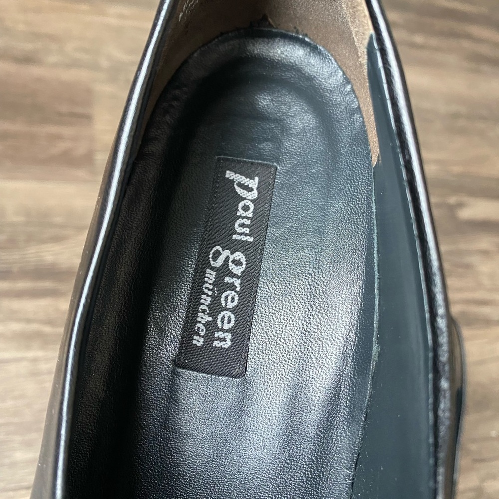 Paul Green Womens Black Loafers Size 7.5 (5) - Picture 7 of 8